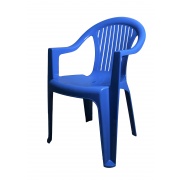 фотографии Кресло пластиковое "Классик" синее